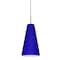 Besa Lighting Cierro Cord Pendant, Cobalt Blue Matte, Bronze Finish, 1x9W LED 1JT-4124CM-LED-BR - alternate 1